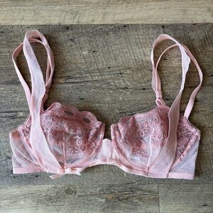 La Perla Pink Lace Balconette Bra